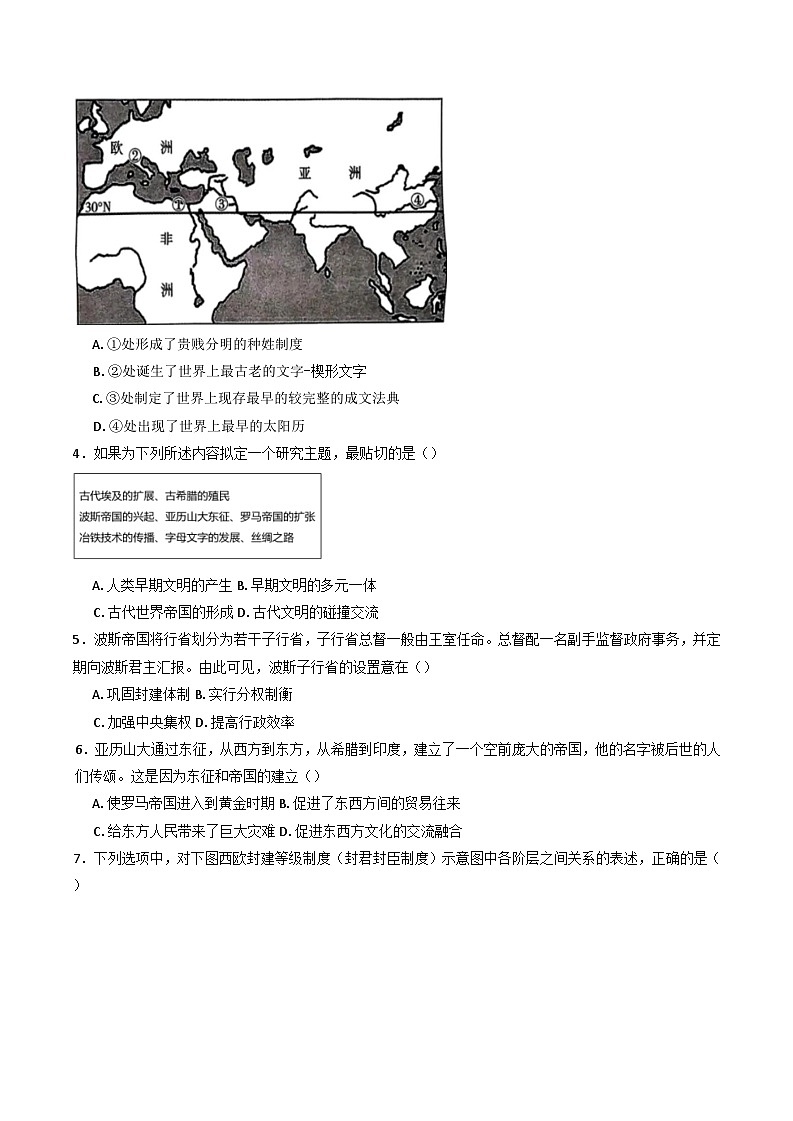 河南省信阳市华中师范大学附属息县高级中学2024-2025学年高一下学期第七次校考历史试题(含解析)第2页