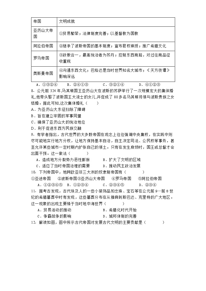 河北省唐县第一中学2024-2025学年高一下学期第一次月考历史试题（解析版）第2页