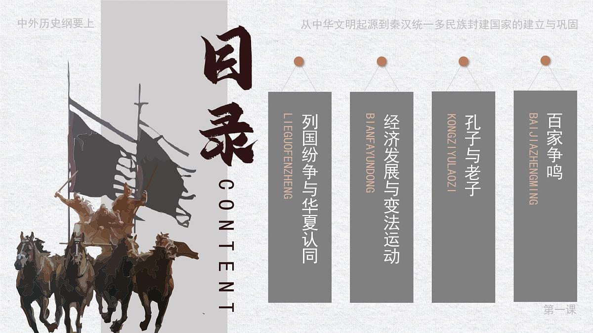 部编版2025高中历史必修中外历史纲要上02 诸侯纷争与变法运动 课件第4页
