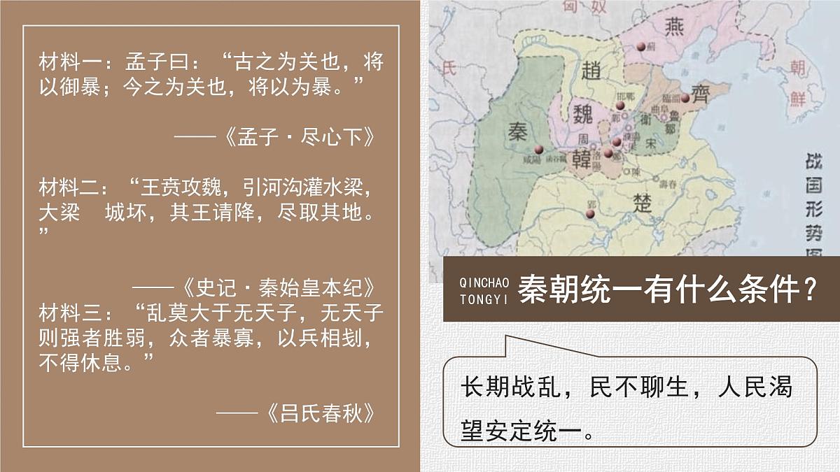 部编版2025高中历史必修中外历史纲要上03 秦统一多民族封建国家的建立 课件第6页