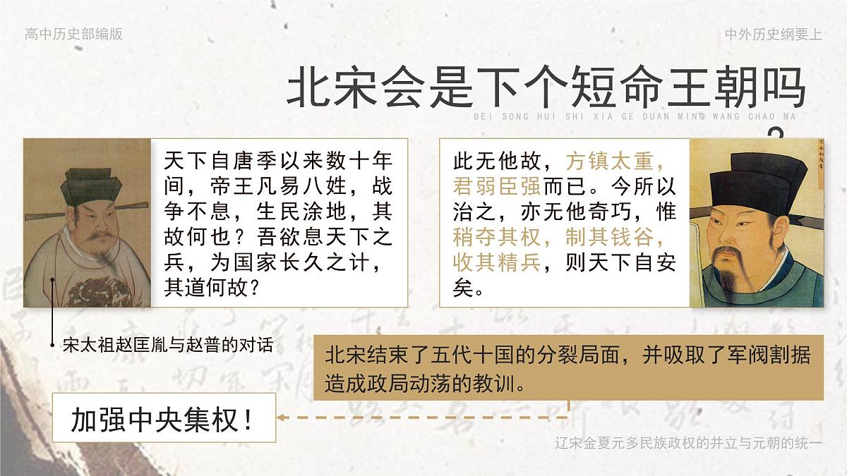 部编版2025高中历史必修中外历史纲要上09 两宋的政治和军事 课件第6页
