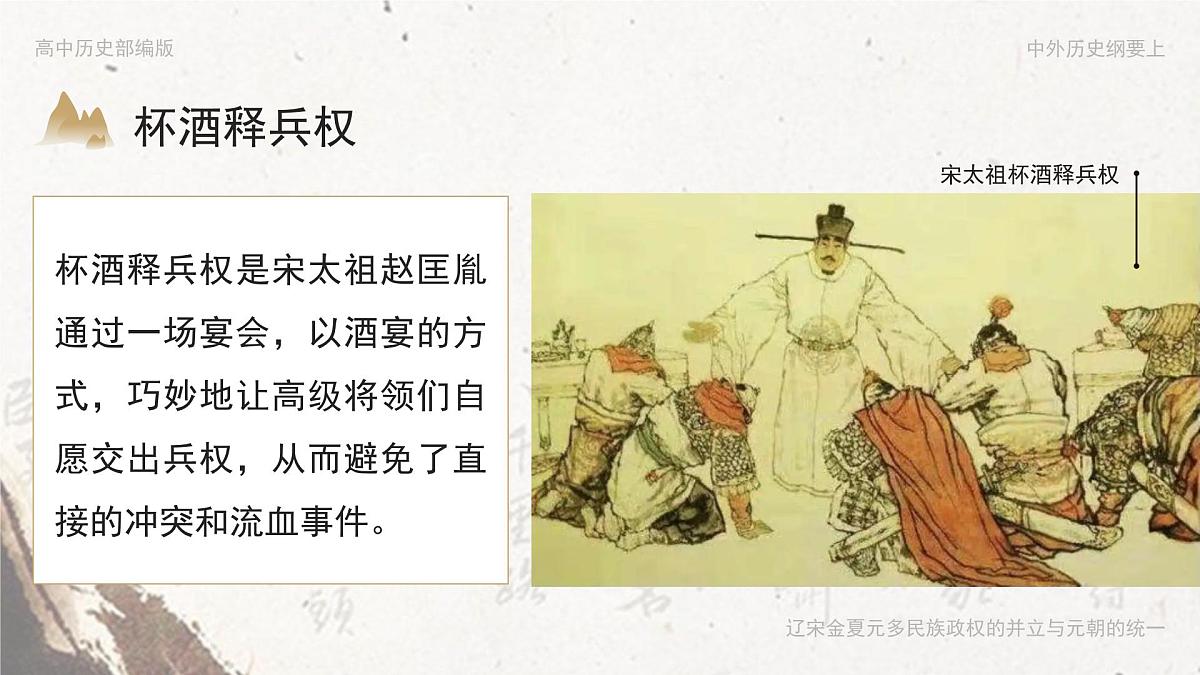 部编版2025高中历史必修中外历史纲要上09 两宋的政治和军事 课件第7页