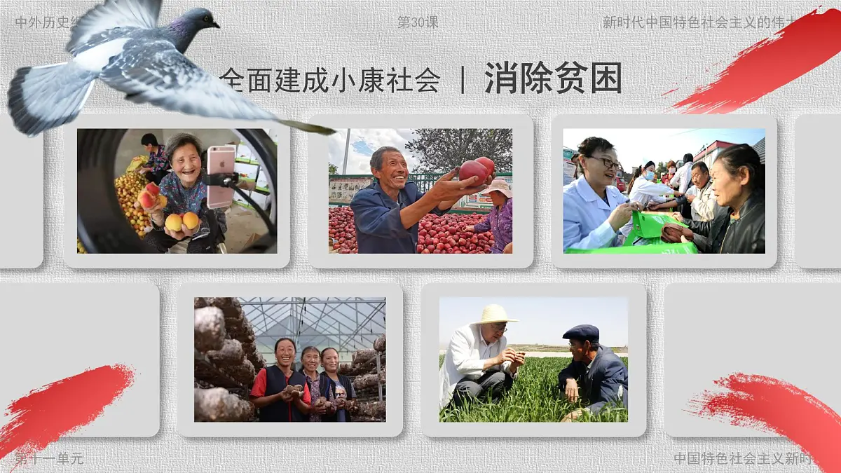 部编版2025高中历史必修中外历史纲要上30 新时代中国特色社会主义的伟大成就 课件第5页