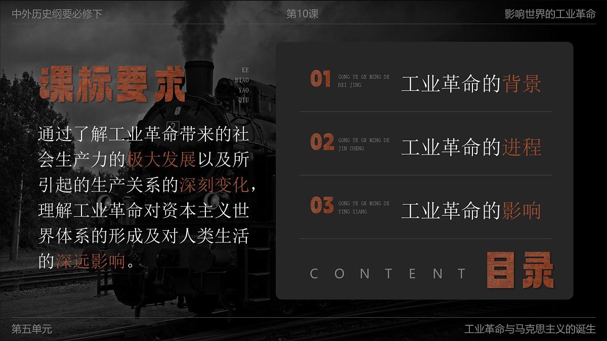 部编版2025高中历史必修中外历史纲要下第10课 影响世界的工业革命 课件第3页