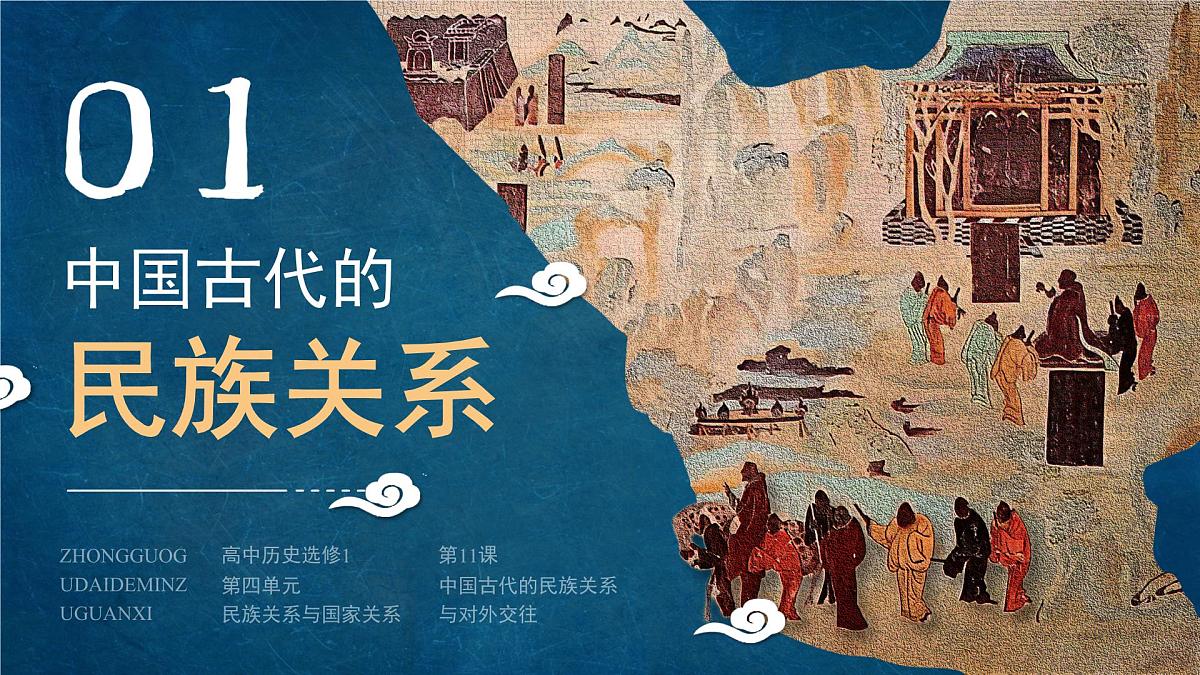 部编版2025高中历史选择性必修1 国家制度与社会治理第11课 中国古代的民族关系与对外交往 课件第3页