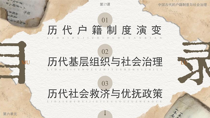部编版2025高中历史选择性必修1 国家制度与社会治理第17课 中国古代的户籍制度与社会治理 课件第2页