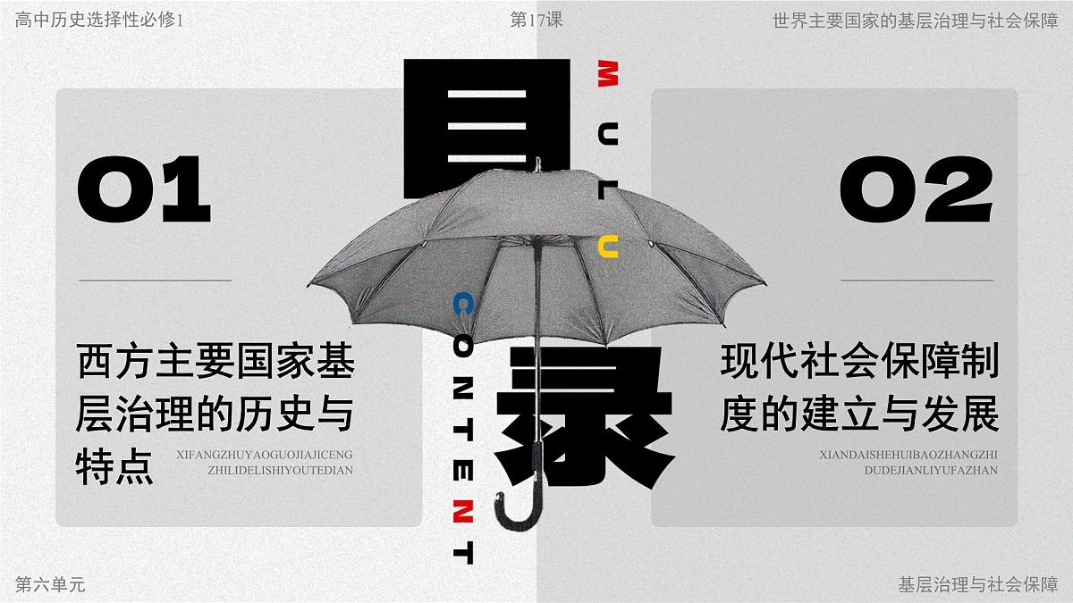 部编版2025高中历史选择性必修1 国家制度与社会治理第18课 世界主要国家的基层治理与社会保障 课件第2页