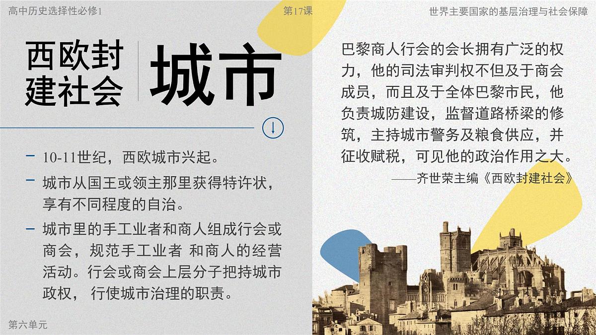 部编版2025高中历史选择性必修1 国家制度与社会治理第18课 世界主要国家的基层治理与社会保障 课件第7页