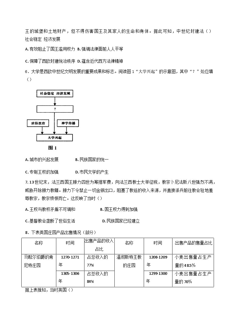 江西省南昌中学（三经路校区）2024-2025学年高一下学期期中考试历史试题第2页