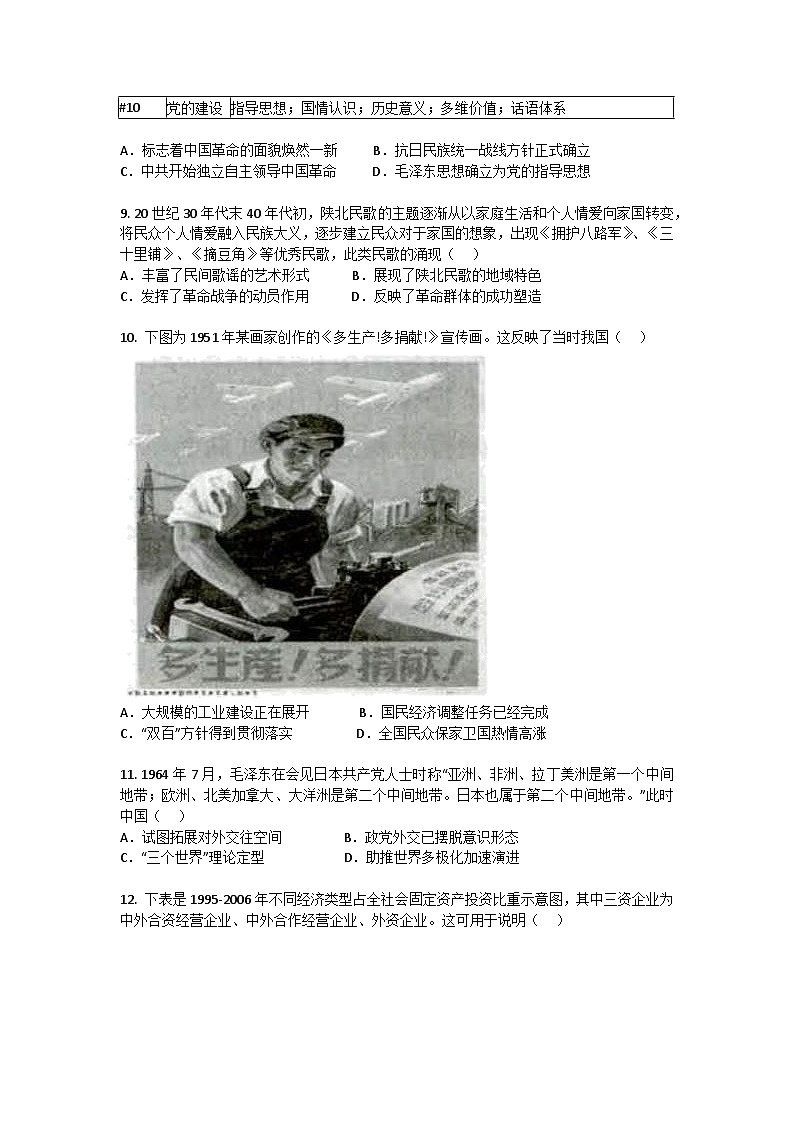 湖北省鄂东2024-2025学年高一下学期期中联考历史试题+答案第3页