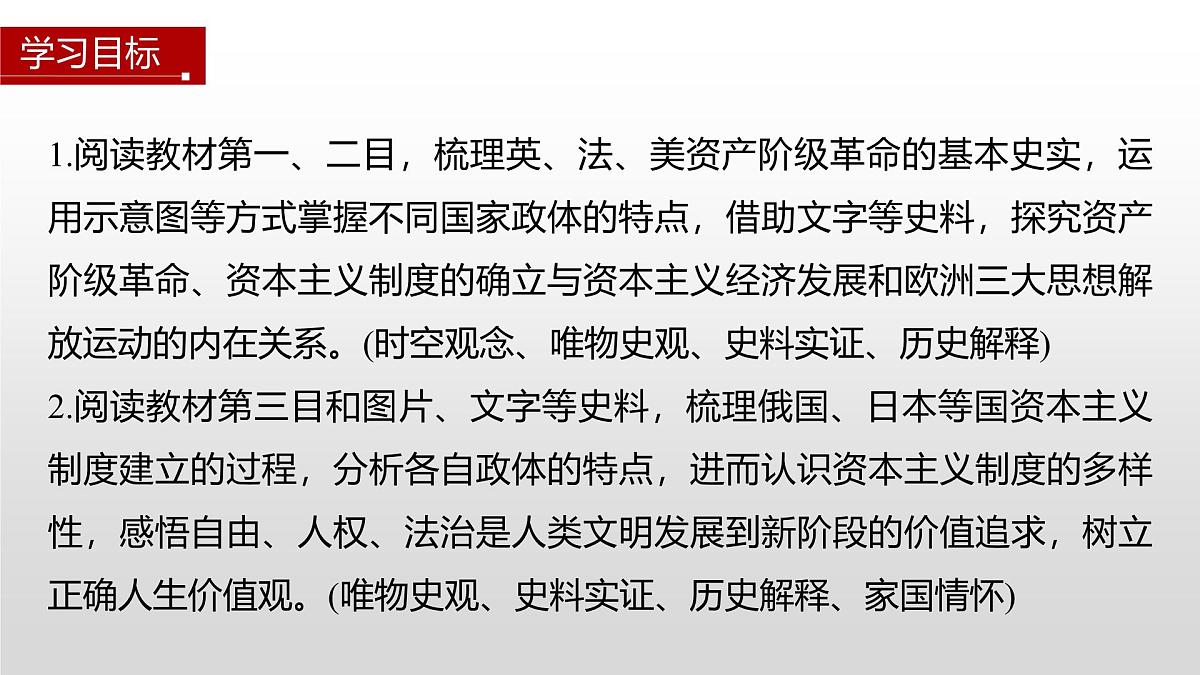 第9课  资产阶级革命与资本主义制度的确立-2024-2025学年度高中历史教学课件（部编版中外历史纲要下册）第3页