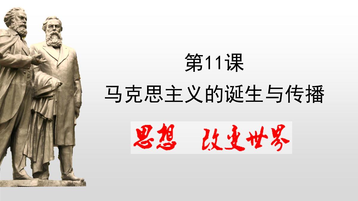 第11课  马克思主义的诞生与传播-2024-2025学年度高中历史教学课件（部编版中外历史纲要下册）第2页