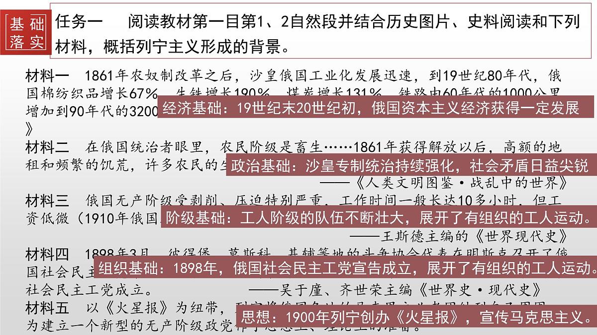 第15课  十月革命的胜利与苏联的社会主义实践-2024-2025学年度高中历史教学课件（部编版中外历史纲要下册）第7页