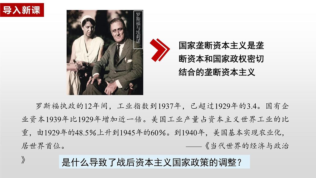 第19课  资本主义国家的新变化-2024-2025学年度高中历史教学课件（部编版中外历史纲要下册）第1页