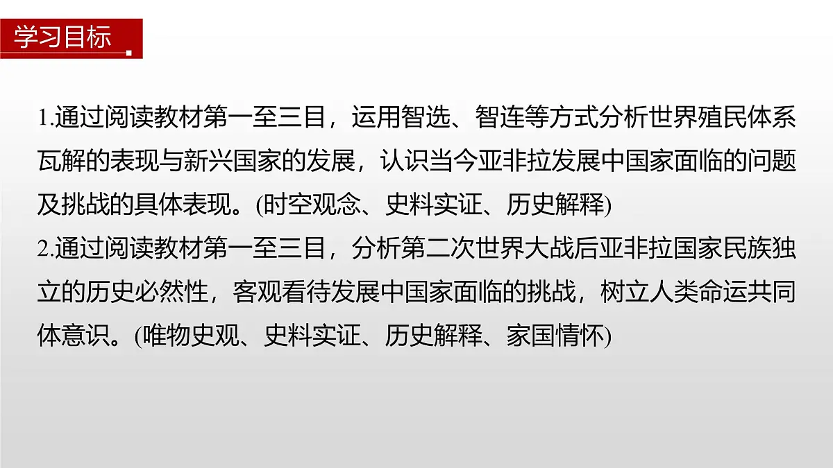 第21课 世界殖民体系的瓦解与新兴国家的发展-2024-2025学年度高中历史教学课件（部编版中外历史纲要下册）第2页