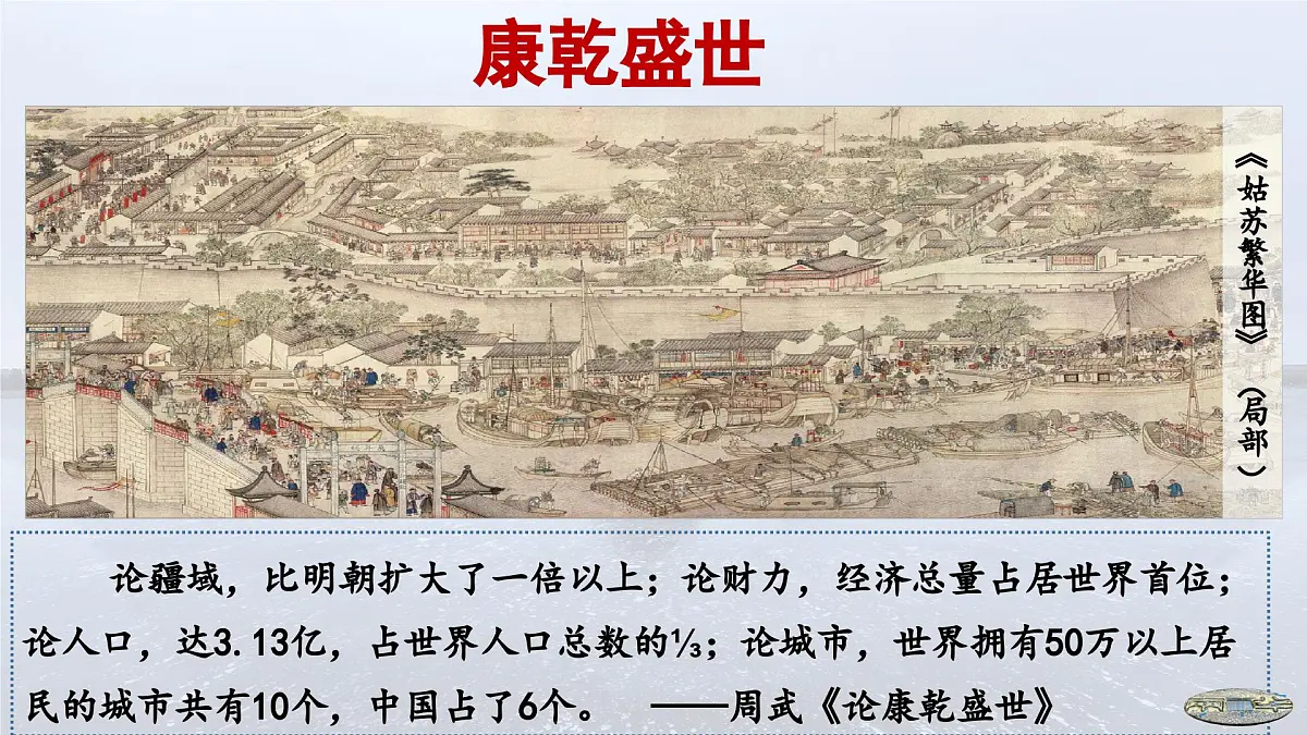 第13课 清朝前中期的鼎盛与危机-2024-2025学年度高中历史教学课件（部编版中外历史纲要上册）第6页