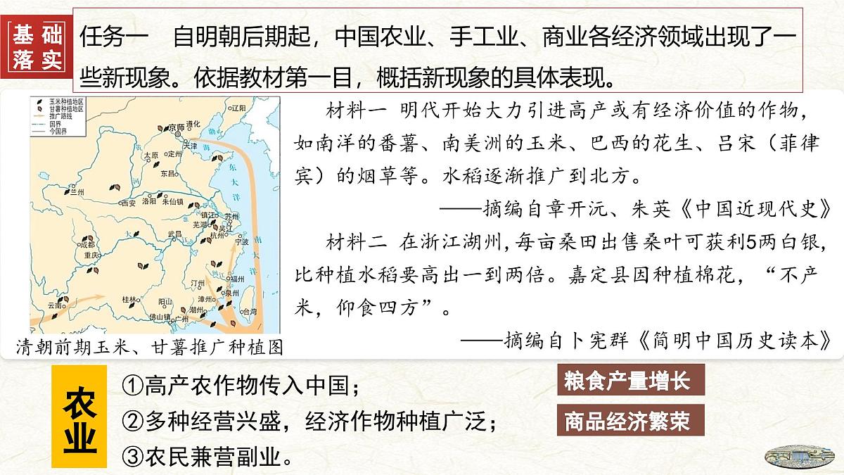 第14课 明至清中叶的经济与文化-2024-2025学年度高中历史教学课件（部编版中外历史纲要上册）第8页