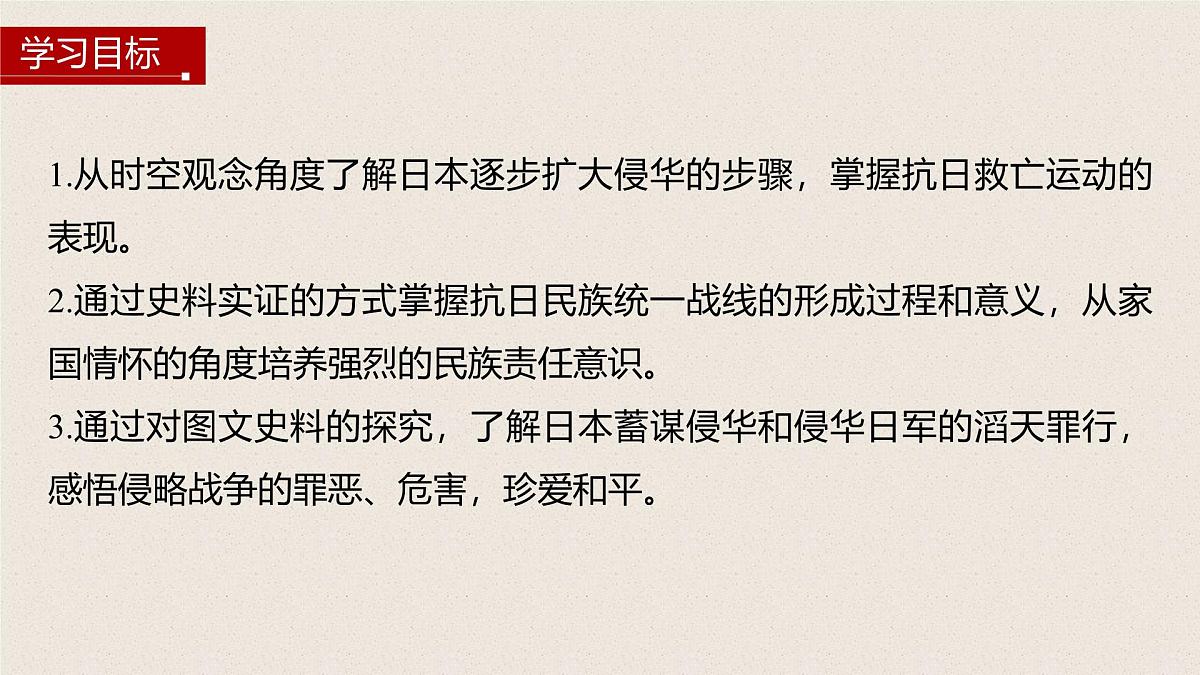 第22课 从局部抗战到全国抗战-2024-2025学年度高中历史教学课件（部编版中外历史纲要上册）第3页