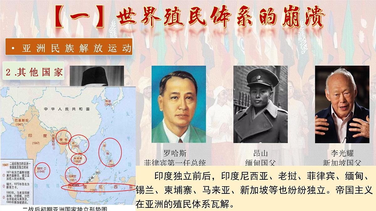 第21课 世界殖民体系的瓦解与新兴国家的发展（教学课件）-2024-2025学年高一下学期历史（人教统编版 必修 中外历史纲要下）第6页