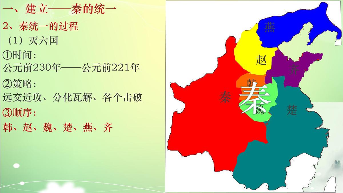 人教统编版高中历史必修上 1-3《秦统一多民族封建国家的建立》课件第6页