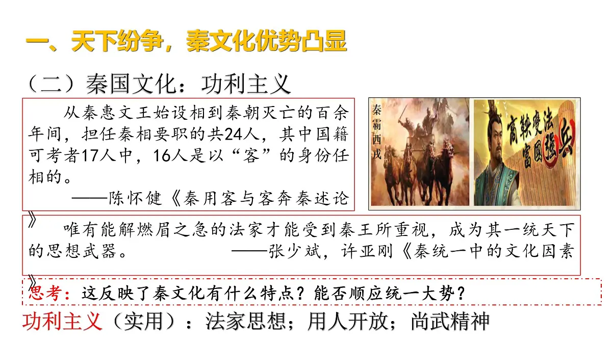 人教统编版高中历史必修上 1-3《秦统一多民族封建国家的建立》课件第4页