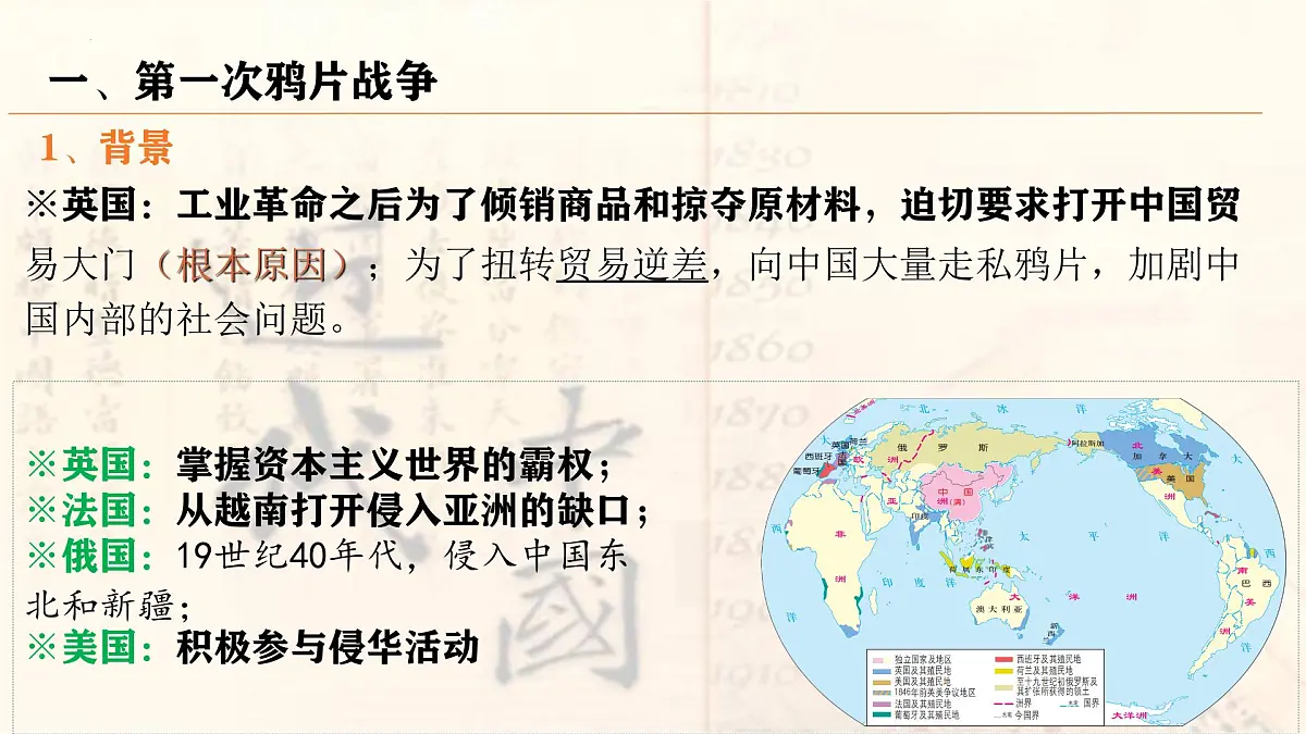 人教统编版高中历史必修上 5-15《两次鸦片战争》课件第6页