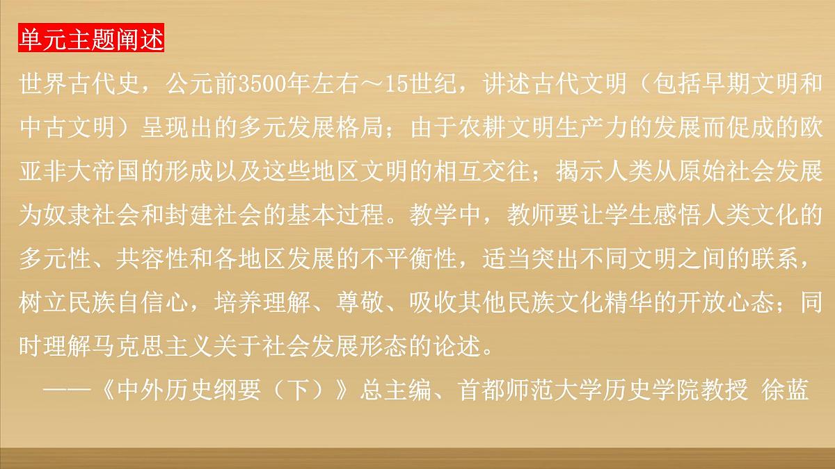 人教统编版高中历史必修下 第一单元《古代文明的产生与发展》【单元梳理】课件第5页