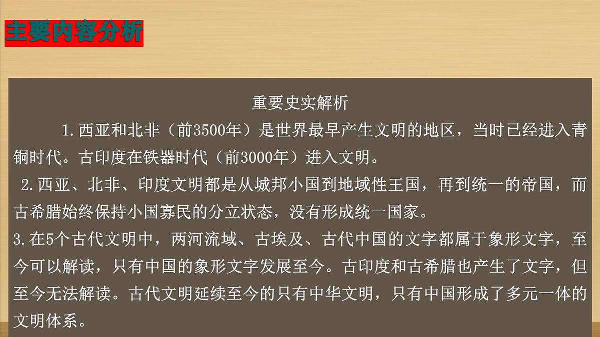 人教统编版高中历史必修下 第一单元《古代文明的产生与发展》【单元梳理】课件第7页