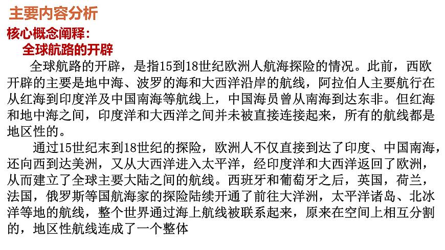 人教统编版高中历史必修下第三单元走向整体的世界【单元梳理复习课件】第7页