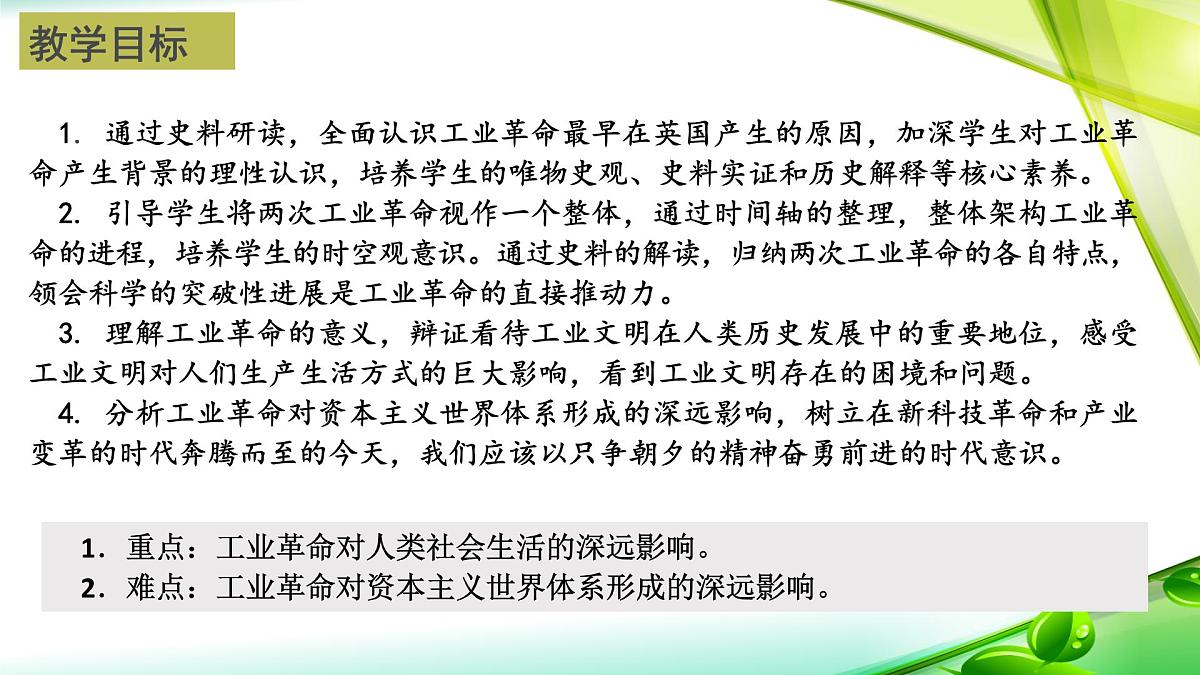 人教统编版高中历史必修下 第五单元《工业革命与马克思主义的诞生》复习课件第6页