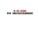 人教统编版高中历史选修1 1-3课件《中国近代至当代政治制度的演变》
