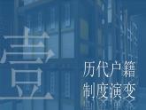 人教统编版高中历史选修1  6-17《中国古代的户籍制度与社会治理》课件