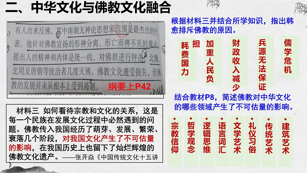 《源远流长的中华文化》复习课件 2025届部编版高中历史高考一轮复习第8页