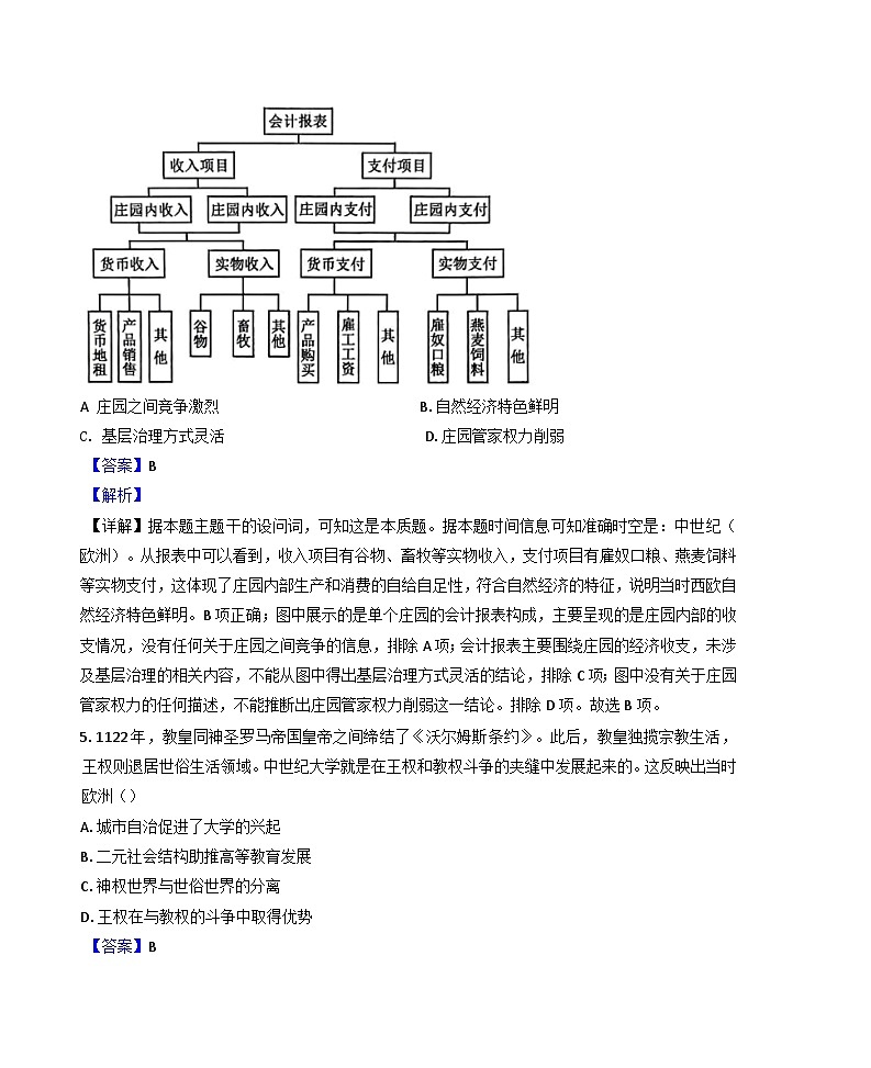 黑龙江省牡丹江市第二高级中学2024-2025学年高一下学期期中考试历史试题（解析版）第3页