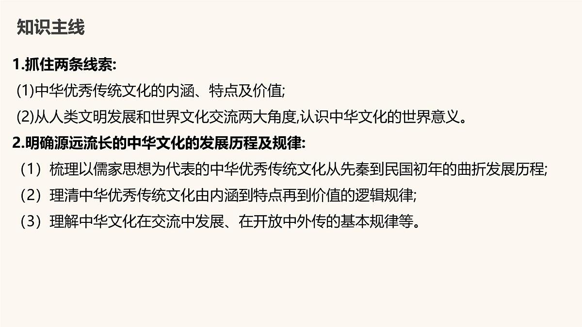 人教统编版高中历史选修3 第一单元源远流长的中华文化复习课件第6页