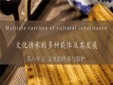 人教统编版高中历史选修3 6-14《文化传承的多种载体及其发展》课件