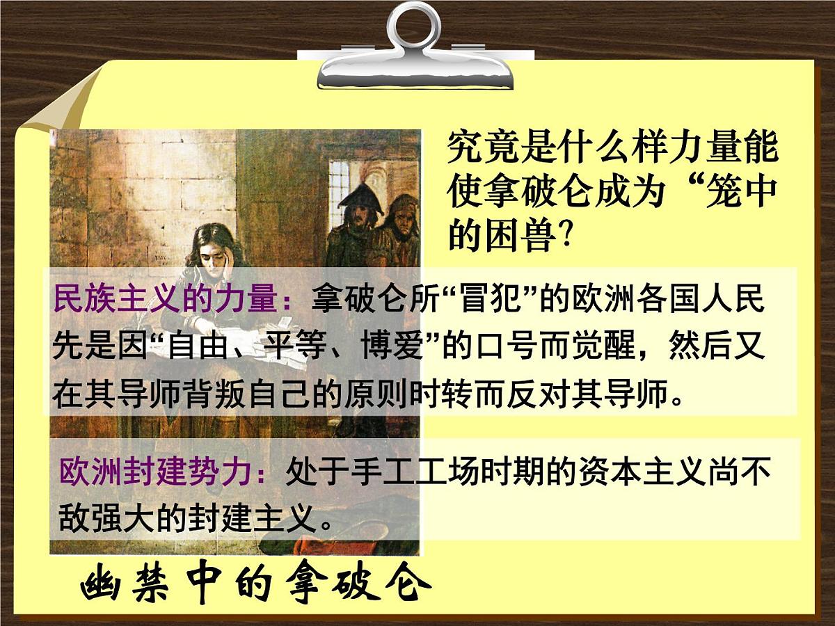 人教版 (新课标)高中历史选修4 3-3《一代雄狮拿破仑》课件第4页