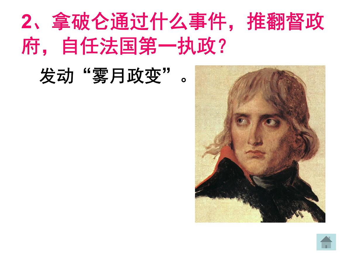 人教版 (新课标)高中历史选修4 3-3《一代雄狮拿破仑》课件第8页