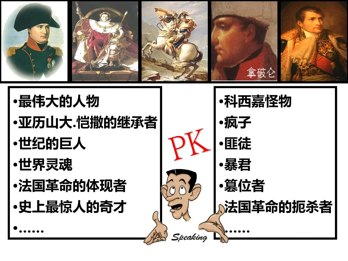 人教版 (新课标)高中历史选修4 3-3《一代雄狮拿破仑》课件第3页