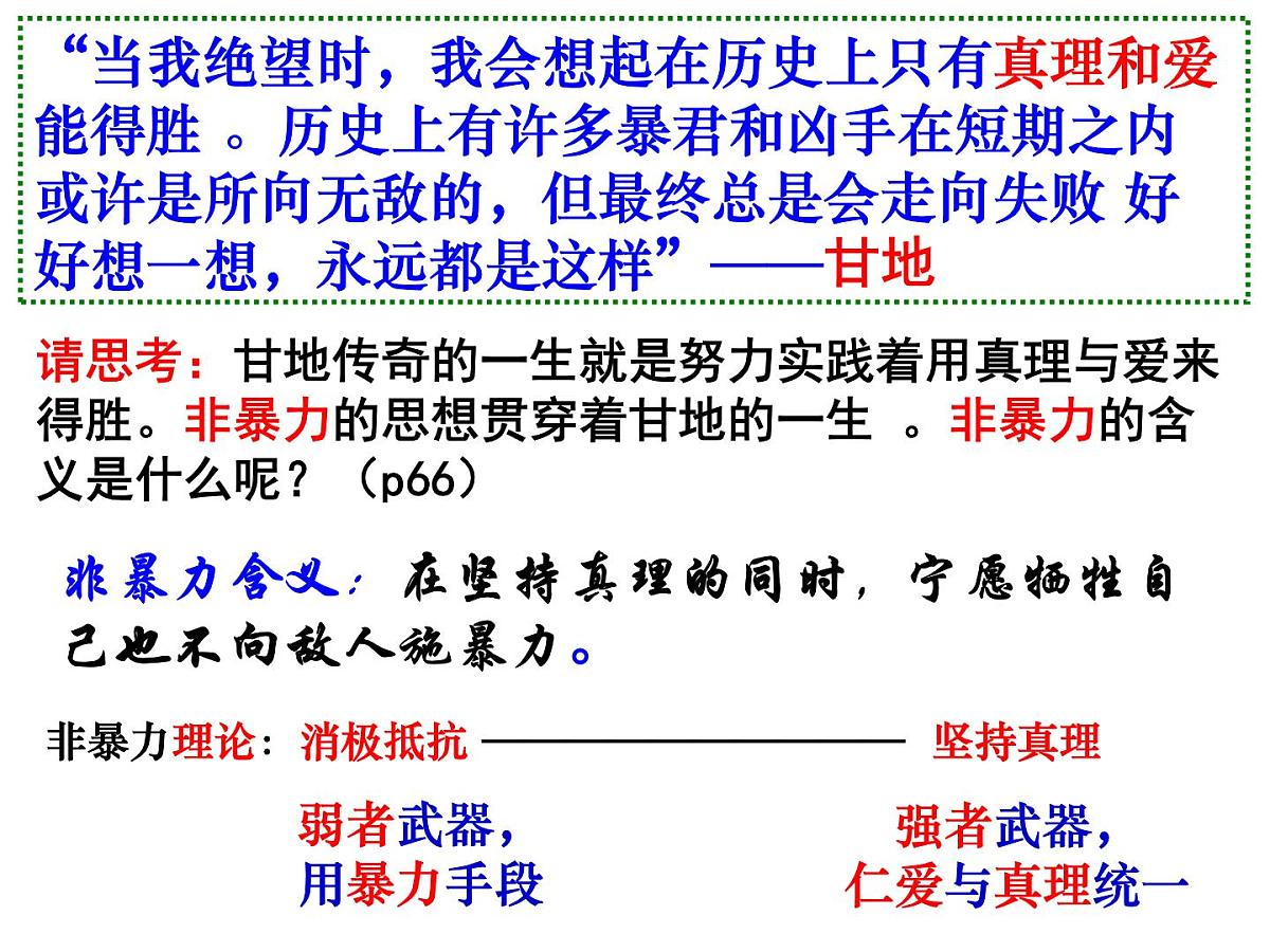 人教版 (新课标)高中历史选修4 4-2《圣雄甘地》课件第5页