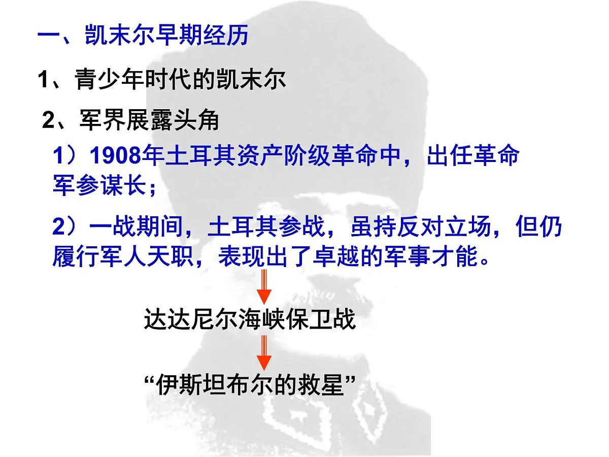 人教版 (新课标)高中历史选修4 4-3《新土耳其的缔造者凯末尔》课件第6页