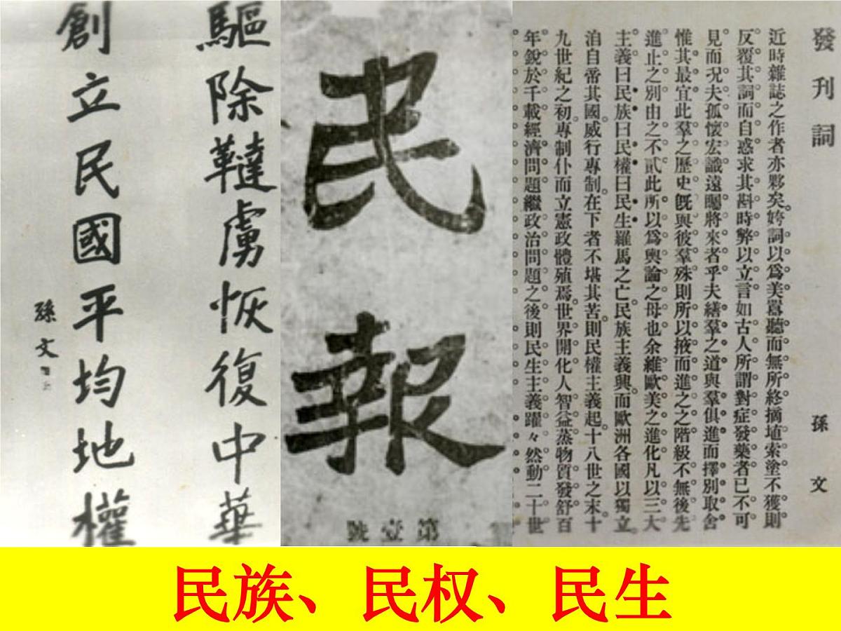人教版 (新课标)高中历史选修4 4-1《中国民族革命的先行者孙中山》课件第6页