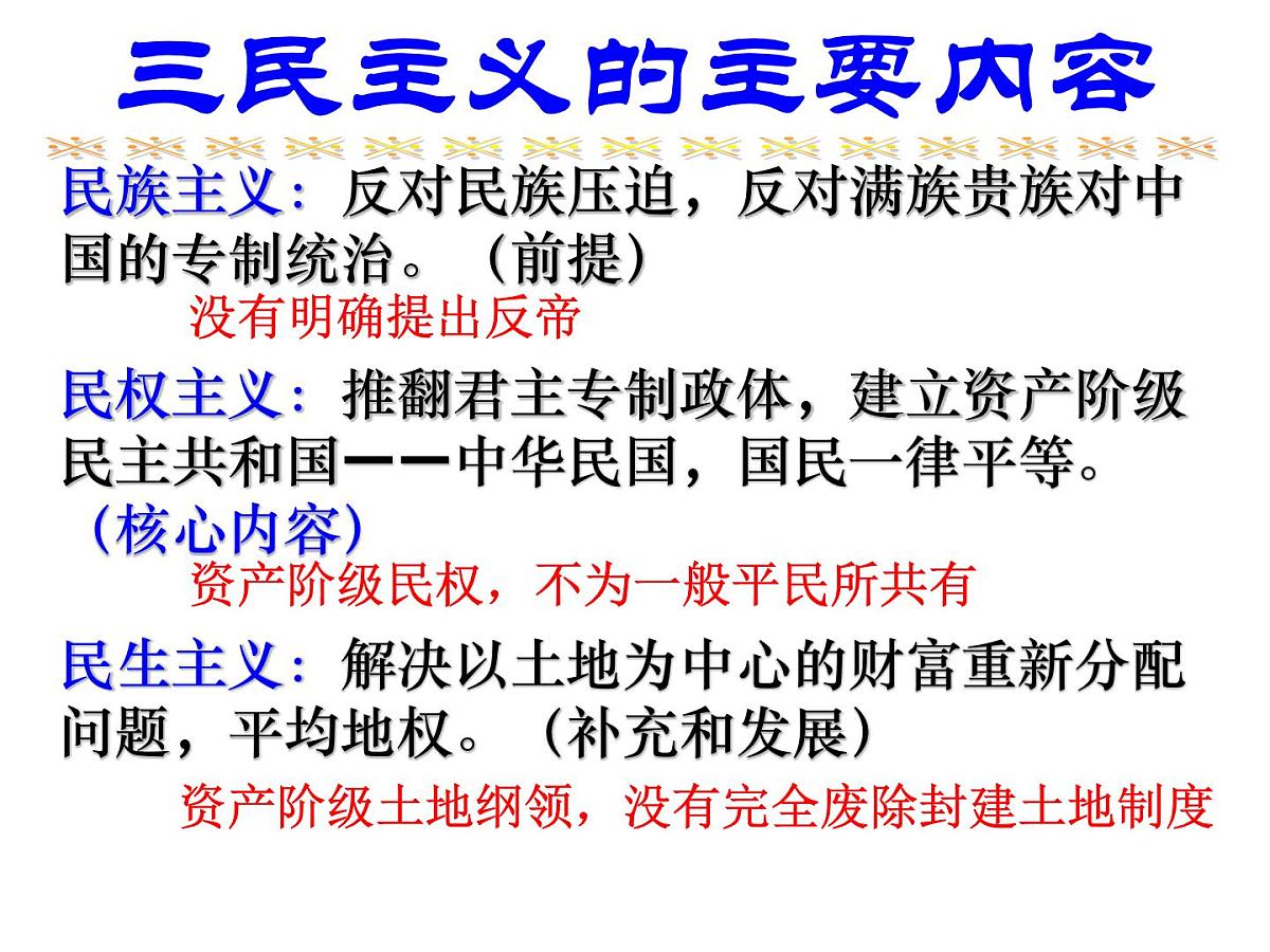 人教版 (新课标)高中历史选修4 4-1《中国民族革命的先行者孙中山》课件第7页