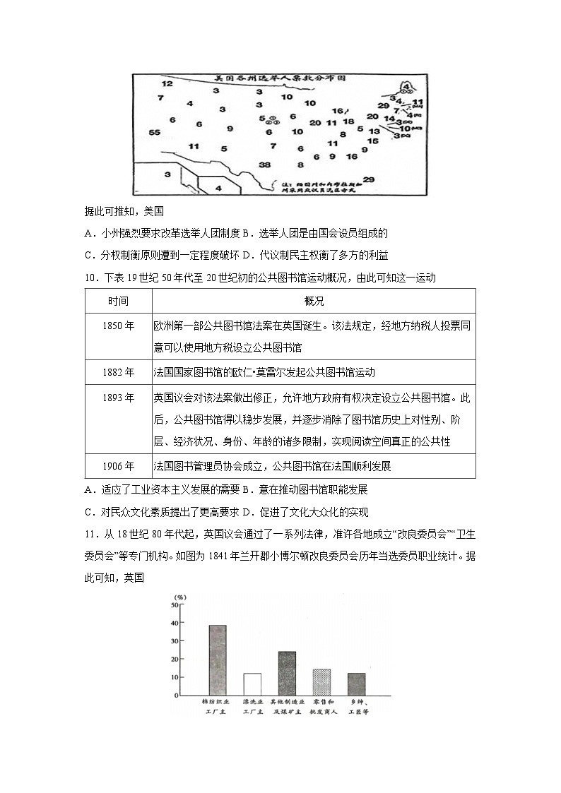 湖南省长沙市雅礼教育集团2024-2025学年高一下学期期中考试历史试卷第3页