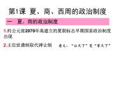 人教版 (新课标)高中历史必修1 1-1《夏、商、西周的政治制度》课件