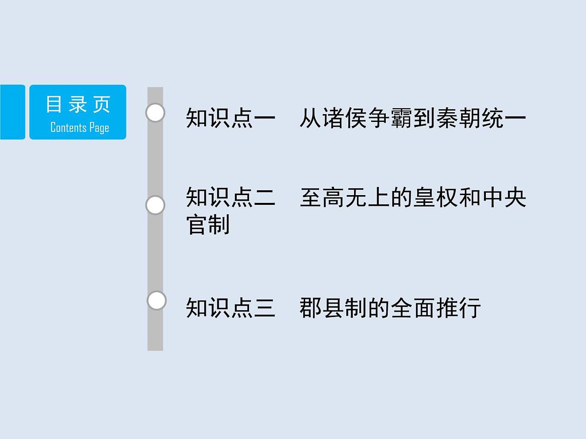 人教版 (新课标)高中历史必修1 1-2《秦朝中央集权制度的形成》课件第2页