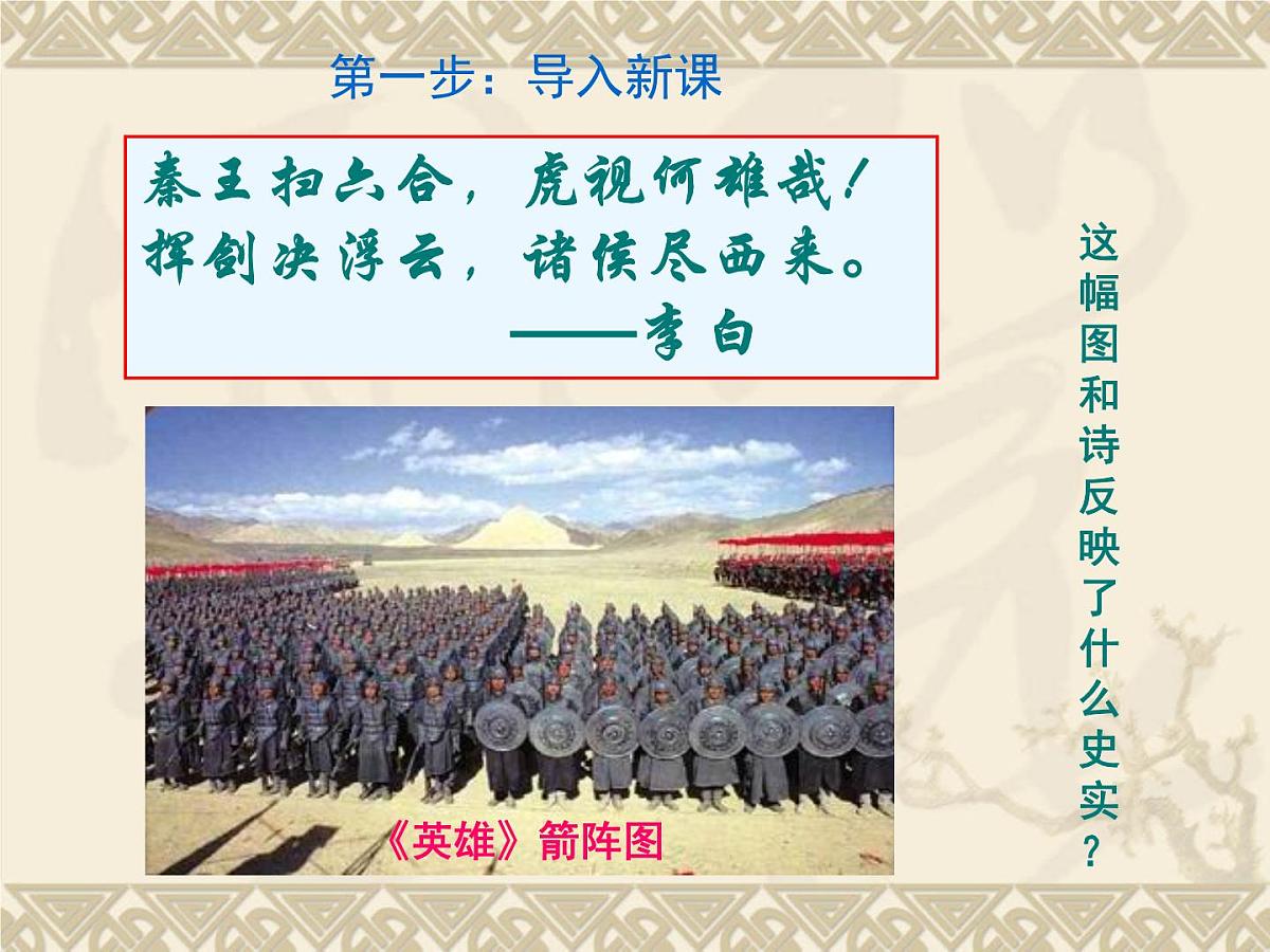 人教版 (新课标)高中历史必修1 1-2《秦朝中央集权制度的形成》课件第2页