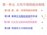 人教版 (新课标)高中历史必修1 1-2《秦朝中央集权制度的形成》课件