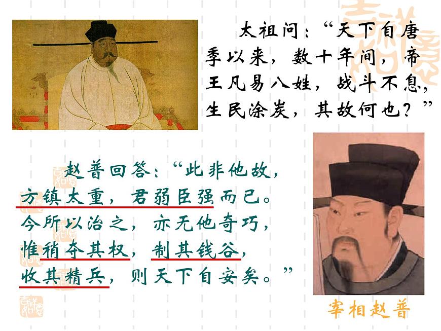 人教版 (新课标)高中历史必修1 1-3《从汉至元政治制度的演变》课件第8页