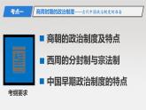 单元复习课件：人教版 (新课标)高中历史必修1 第一单元古代中国的政治制度
